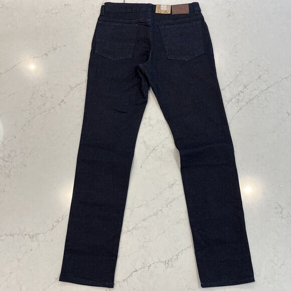 Prana Jeans NEW Mens 31x32 Blue Dark Rinse Hillgard Slim Fit Tapered Leg Organic - Picture 2 of 13